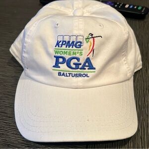 KPMG American Needle White Women's PGA Hat